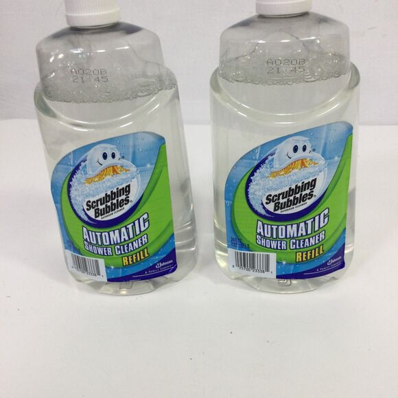 2 Scrubbing Bubbles Automatic Shower Cleaner Refill 34 oz. Each Original Scent - Picture 2 of 6